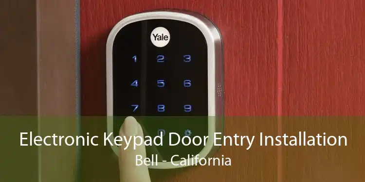 Electronic Keypad Door Entry Installation Bell - California