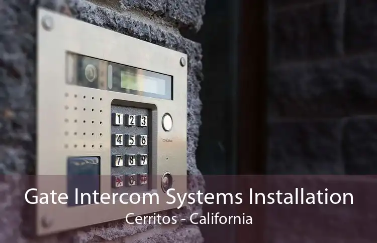 Gate Intercom Systems Installation Cerritos - California