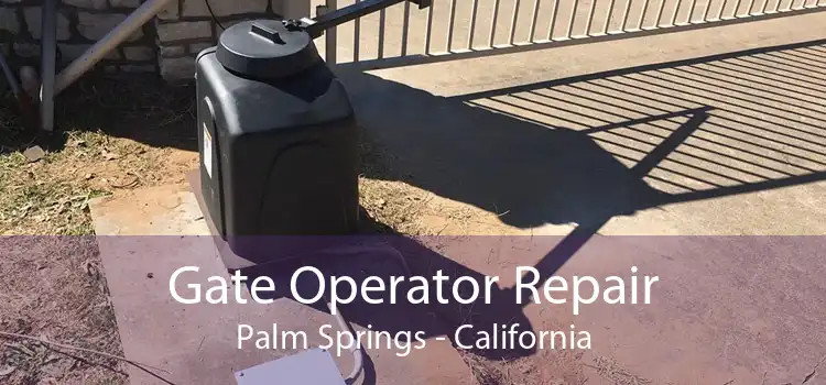 Gate Operator Repair Palm Springs - California