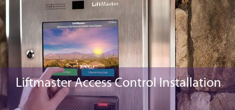 Liftmaster Access Control Installation 