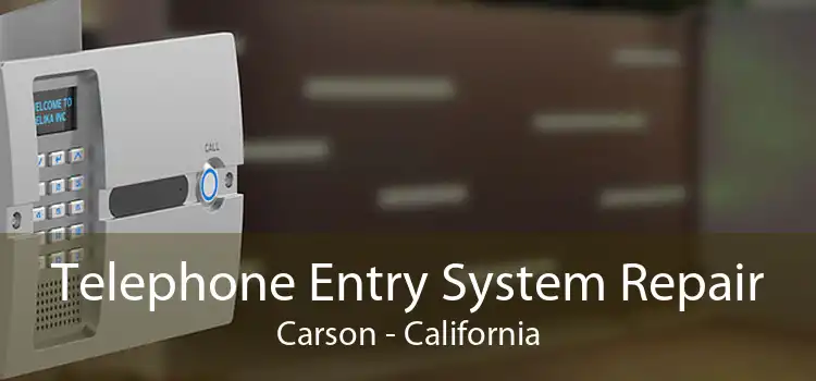 Telephone Entry System Repair Carson - California