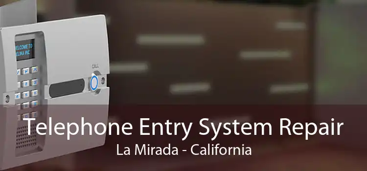 Telephone Entry System Repair La Mirada - California